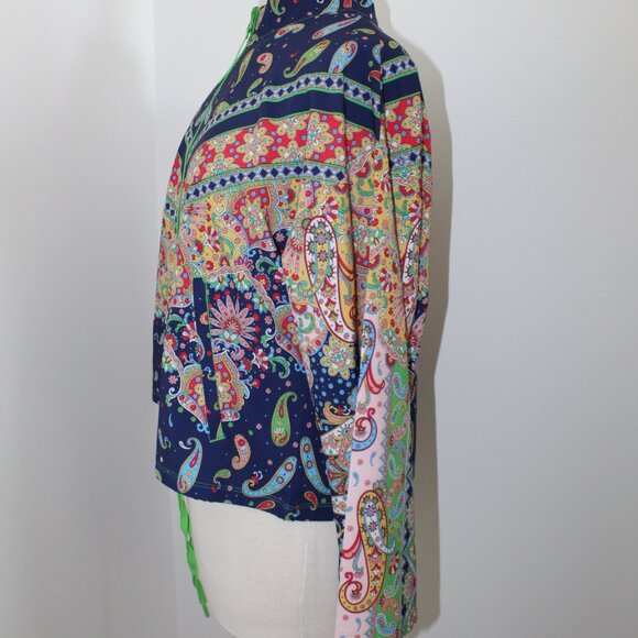 NWT Johnny Was JWLA Biya Active Breamar Night Kimono Sleeve Jacket Drop Shoulder - Picture 4 of 8